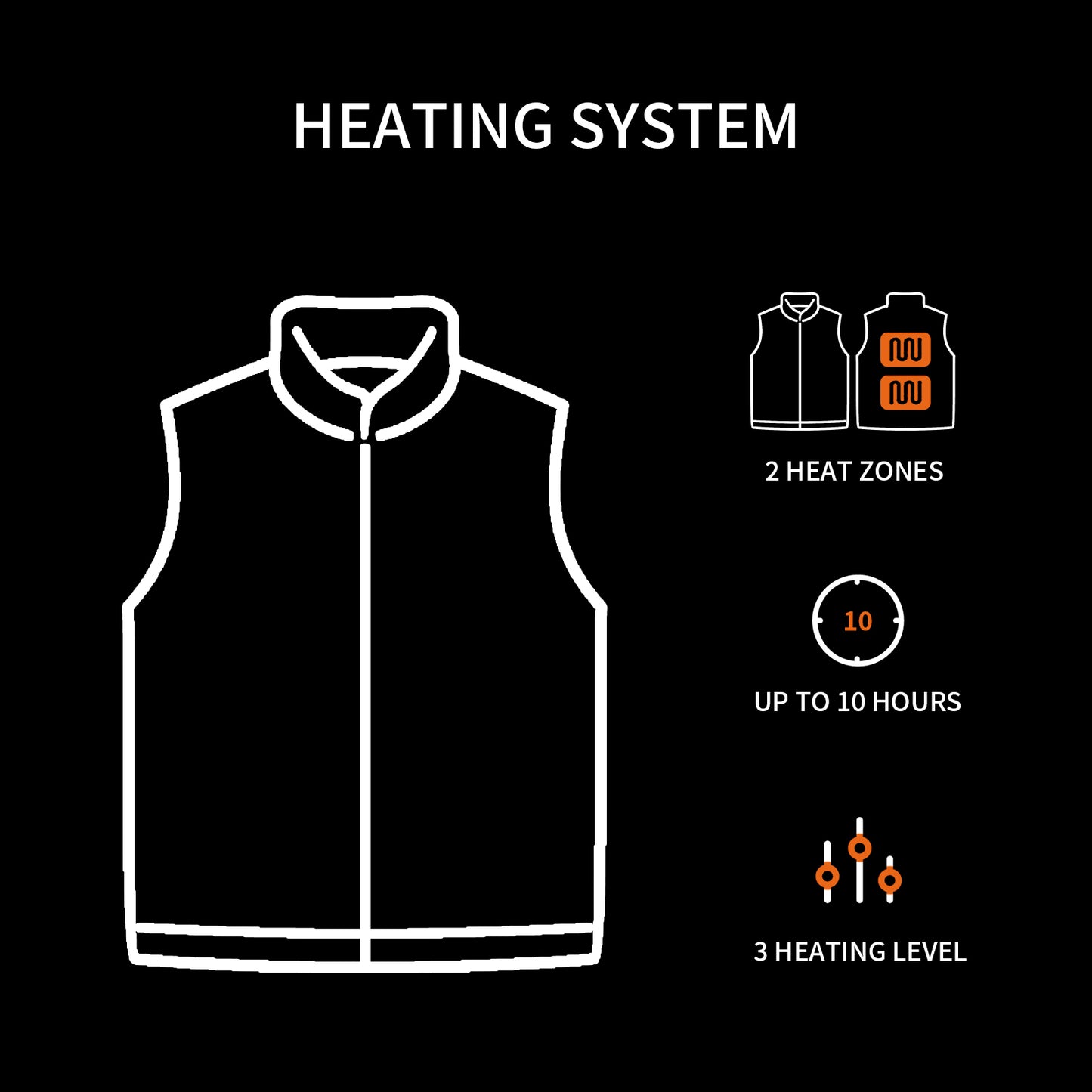 Women's And Men's Heated Vest Electric Rechargeable Polar Fleece Lightweight Waistcoat