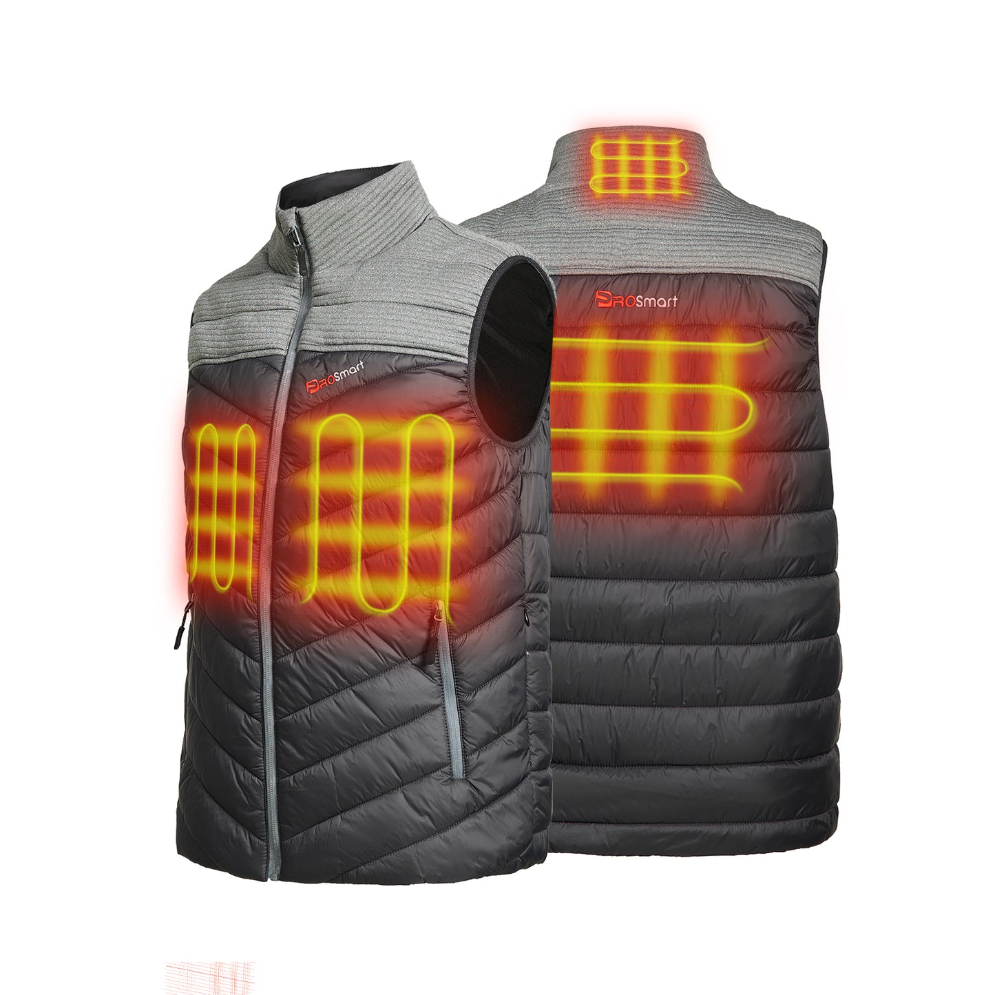 Men's Heated Gilet Heated Vest Lightweight Slim Fit Rechargeable