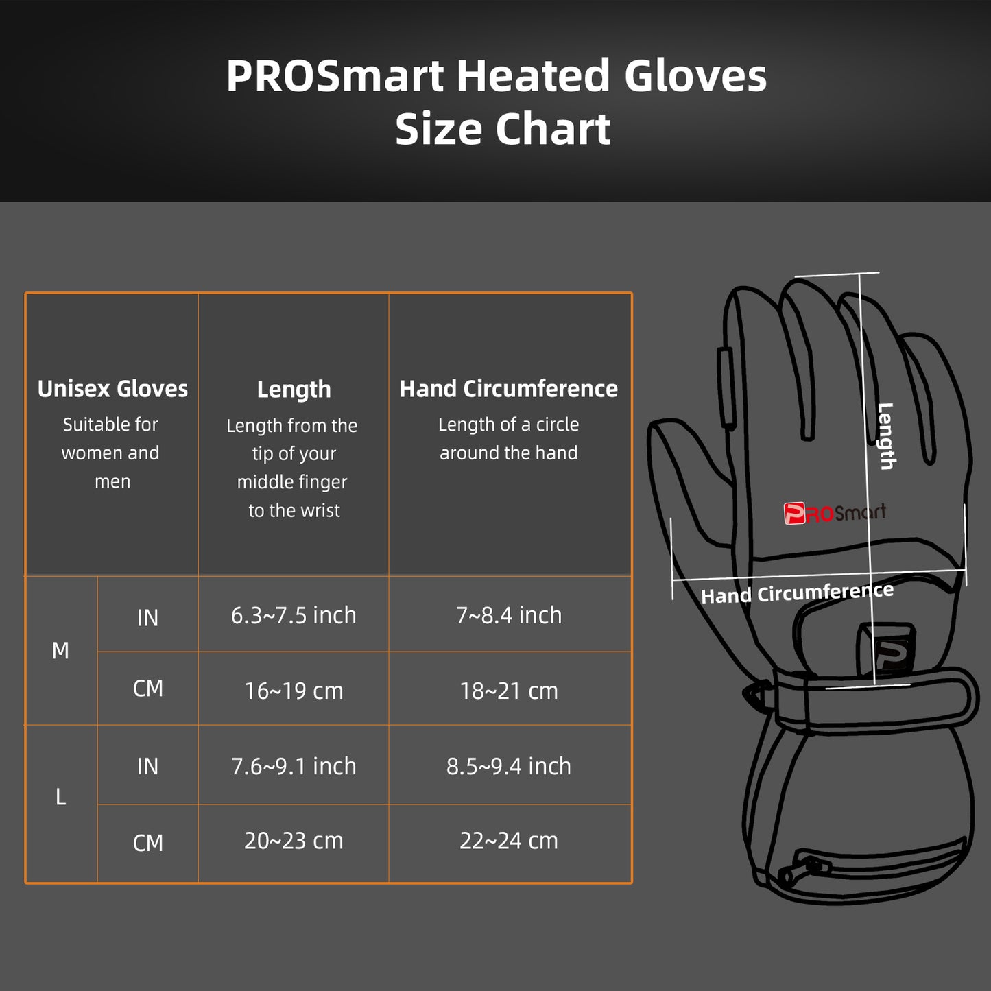 Heated Gloves Rechargeable Electric Battery Operated Warming Gloves