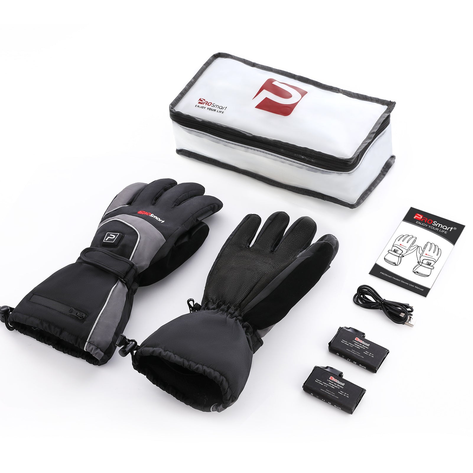 Heated Gloves Rechargeable Electric Battery Operated Warming Gloves