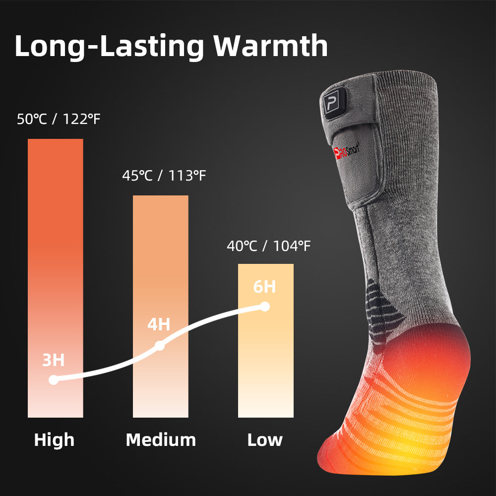 Battery heated socks foot warmer heated insoles power socks kit – PROSmart