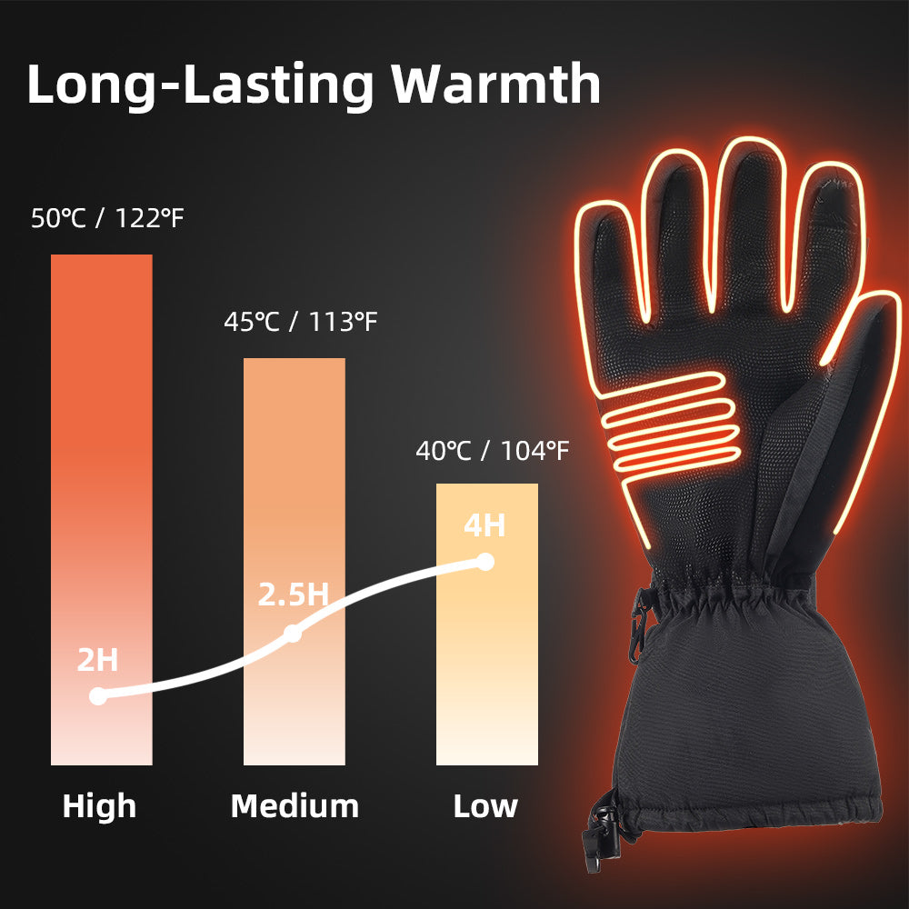 Heated Gloves Rechargeable Electric Battery Operated Warming Gloves