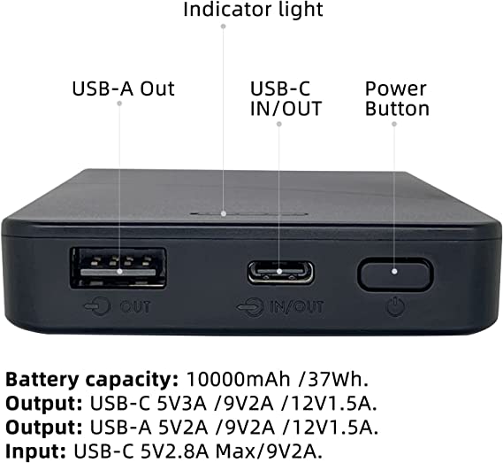 Batter Power Bank for Heating Vests